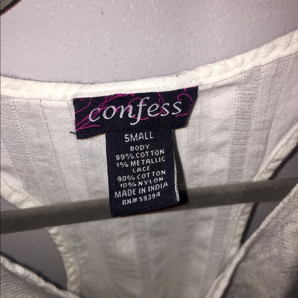 CONFESS Tank Top (S) - Picture 5 of 5
